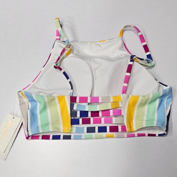 Raisins Juniors' Kaori Striped Bikini Top Striped - Picture 6 of 8